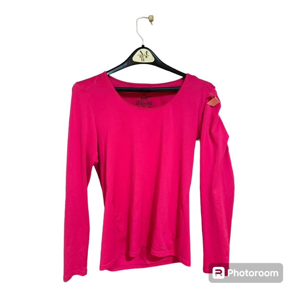 Patagonia Capilene Long Sleeve Pink Base‎ Layer Top Women’s size Medium